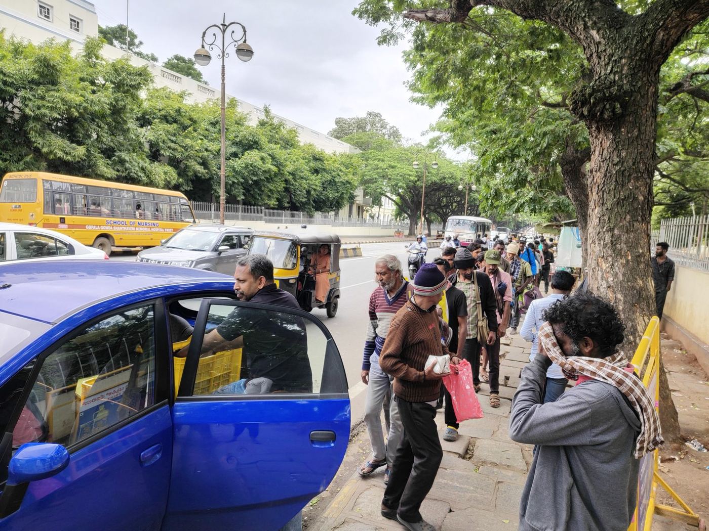 Santvana Swada food distribution