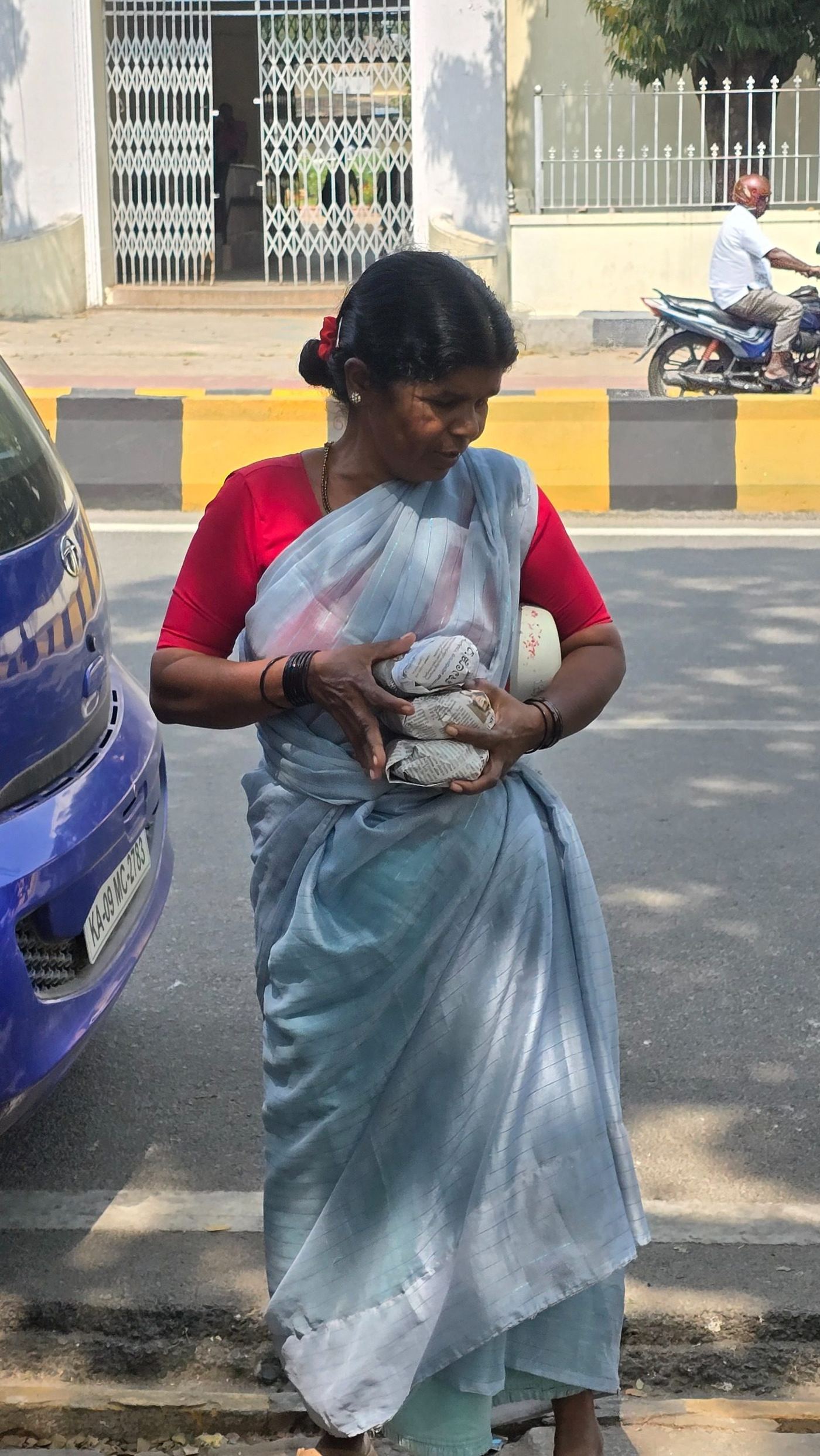 Santvana Swada food distribution